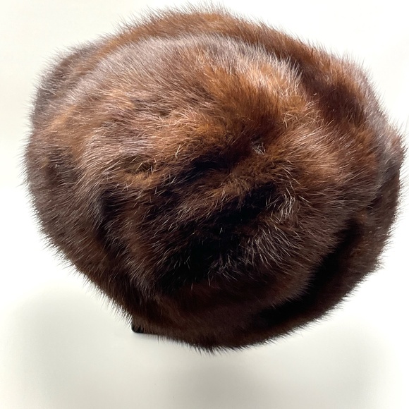Vintage Saga Mink Fur Hat Size 21 1/2" - Picture 4 of 6